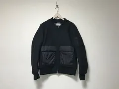 本物グローバルワークGLOBALWORKウールポリMA1中綿ジップミリタリージャケット長袖サーフアメカジスケーターストリートミリタリービジネススーツパーティーモードドレスゴルフメンズ黒ブラックL