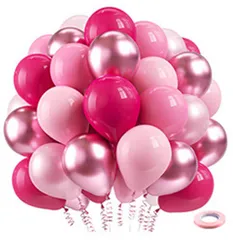 誕生日 風船 バルーン ピンク 60個（30cm） パーティー 飾り付け 