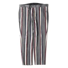 UNIFORM EXPERIMENT ユニフォームエクスペリメント パンツ サイズ:3 ストライプ スラックス パンツ STRIPE SLACKS グレー ボトムス ズボン ブランド【メンズ】のサムネイル