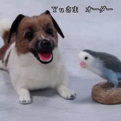 cherryさま専用 羊毛フェルト 犬 チワワ フレーム オーダー cherryさま