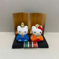 千趣会/ベルメゾン★ハローキティ陶器製置き物フィギュアセット★まとめ売り送料無料 ハローキティ Hellokitty 陶器ミニチュア置物セット&専用飾り棚