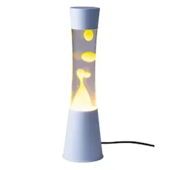 ラバモーションランプ 間接照明 ホワイトxイエロー (レフ電球付き) イシグロ/21403
