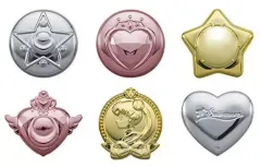 【中古】生活雑貨(キャラクター) 全6種セット 「美少女戦士セーラームーン メイクアップビューティーミラー」