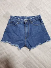 INGNI デニムショートパンツ フリンジ