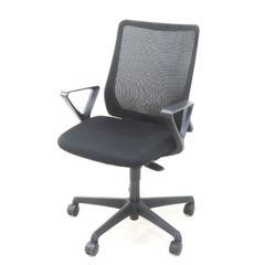 okamura オカムラ フルーエント 肘付オフィスチェア CB41ZR FKA ブラック 事務椅子 リクライニング メッシュ EG16947 中古オフィス