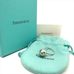 良品 TIFFANY＆Co. ティファニー ハードウェア ボール AG925 SV925 4.2g 7号 レディース アクセサリー 小物 リング 指輪 シルバー k6045