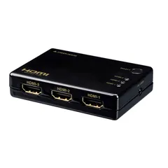 【新品】GREEN HOUSE HDMIセレクタ 手動切り替えモデル Input3+Output1ポート GH-HSWA3-BK※メーカー保証付きのサムネイル