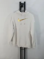 NIKE(ナイキ) フード付きTシャツ ゴールド ビックスウォッシュ 白 レディース s