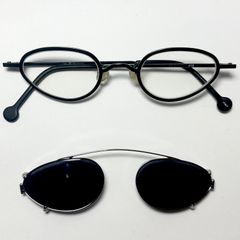 トムブラウン/THOM BROWNE/TB710/メガネ+クリップオンサングラス トム・ブラウン ニューヨーク THOM BROWNE. NEWYORK TB-710-B-GLD-GRY