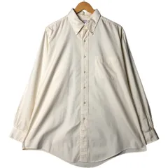古着 80~90年代 ブルックスブラザーズ Brooks Brothers MAKERS 長袖 ボタンダウンシャツ USA製 メンズXL相当 ヴィンテージ/eaa570184