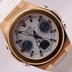 （T505）良品 正常稼動 CASIO カシオ 電波ソーラー Baby-G ベビージー G-MS MSG-W600G-7AJF メタルケース 人気 時計 レディース ユニセックス