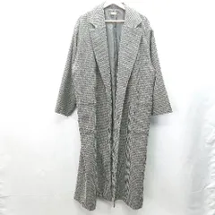 ◇ kutir クティール 総柄 前留め無し 大人感 長袖 コート サイズM グレー ブラック ブルー系 メンズ E  【1405140013184】のサムネイル