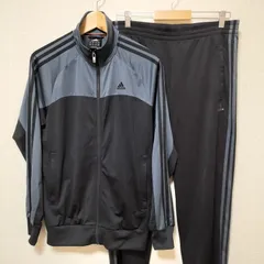 ☆OLD ADIDAS トラックジャケット パンツ ジャージ上下 セットアップ トップス ボトムス パフォーマンスロゴ 刺繍ロゴ サイズM オールド アディダス テック y2k トレーニングウェア 希少 ブラック ブルー レアカラー 古着 USED