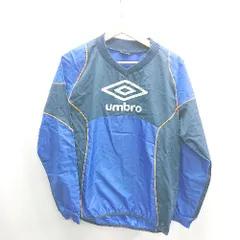 ◇ Θ Φ UMBRO アンブロ 長袖 ジャンパー サイズS ブルー ネイビー メンズ E  【1410100035373】
