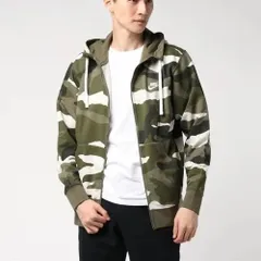 NIKE ナイキ M クラブ フレンチテリー CAMO FZフーディ フルジップジャケット スウェット カモフラージュ カモフラ 迷彩柄 ロゴ刺繍 メンズ BV2821-222