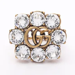 グッチ GUCCI リング・指輪 ダブルG GP（ゴールドメッキ） リング レディース Used A