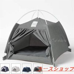 ペットテント ペットベッド キャットハウス 小型犬 猫 犬 猫箱 ペットグッズ ドッグハウス キャットハウス 猫ハウス 寝床 隠れ家 かわいい 組み立て簡単zxc82