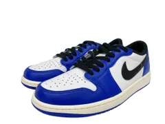 NIKE (ナイキ) AIR JORDAN 1 RETRO LOW OG エア ジョーダン 1 レトロ ロー オージー スニーカー CZ0790-140 27cm US9 ホワイト×ブラックゲーム ロイヤルセイル メンズ/028