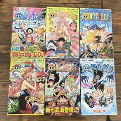 ワンピース　62〜79巻　欠品:64,69,71,72,73,74巻（6冊欠品　計12冊セット）A/【作者】尾田栄一郎/0225001287/GF10191