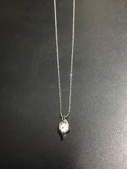 キュービックジルコニアネックレス　ツイスト