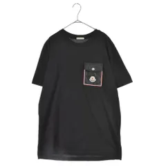 2024年最新】モンクレール Moncler メンズ Tシャツ トップス Navy Logo ...