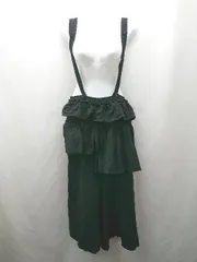 ◇ ⊂ merlot メルロー ペプラム　綿100％ - サロペット サイズ表記なし ブラック系 レディース E  【1506300028373】のサムネイル