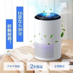 空気清浄機 コンパクト ウイルス対策 小型 軽量 省エネ 花粉対策 ペット pm2.5 タイマー ３段階切替 アロマ ウイルス除去 静音 除菌 脱臭 カビ取り
