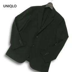 UNIQLO ユニクロ 春夏 SLIM FIT 感動ジャケット★ 2B テーラード ジャケット  Sz.S　メンズ 黒