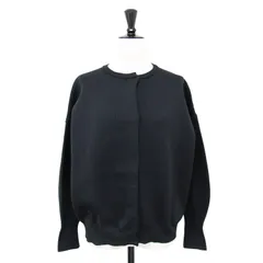 CHILD WOMAN チャイルドウーマン 3ET DEMI 別注 カーディガン ブラック 黒 サイズ:FREE Dot and Stripes AMOSSA ミラノリブ ビッグ カーディガン / ニット 長袖 オーバーサイズ ストレッチ【レディース】のサムネイル