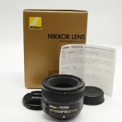 2024年最新】nikon 単焦点レンズ af-s nikkor 50mm f/1.8g フルサイズ対応 af-s 50/1.8gの人気アイテム -  メルカリ