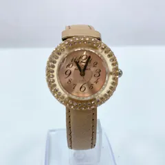 未使用 bonbon watch 腕時計 ラインストーン ベージュ レディース bonbon watch ストーン装飾 レディース時計 ボンボンウォッチ