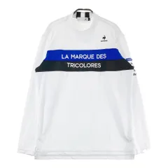 サイズ：LL LE COQ GOLF ルコックゴルフ  ハイネック 長袖Tシャツ  ホワイト系 [240101464197] ゴルフウェア メンズ ストスト