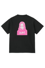X-girl エックスガール 105252011024 FACE S/S TEE Tシャツ BLACK 正規通販 レディース