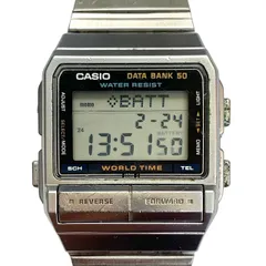 【レア希少品⭐️CASIO DATA BANK】 カシオ データバンク　 DB-520 テレメモ デジタル　 カシオ チプカシ 腕時計　 液晶良好　 稼働中 （AYA）