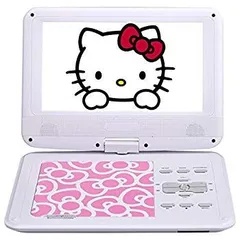 ⭐︎タイムセール中【ジャンク品】Hello Kitty ポータブルDVDプレーヤー Amazon | セントレードM.E. AVOX 9型ポータブルDVDプレーヤー