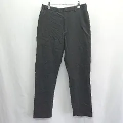 ◇ ⊇ UNIQLO ユニクロ Theory セオリー コラボ商品 スラックスパンツ サイズM ブラック レディース E  【1409240020301】