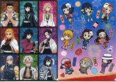 【中古】クリアファイル 柱/集合(夏祭り) A4クリアファイルセット(2枚組) 「一番くじ 鬼滅の刃 ～参～」 D賞