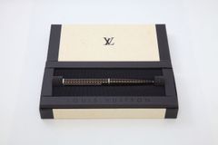 美品◆ルイヴィトン ダミエ ジェット・ラック N79154 ボールペン ブラウン 箱つき