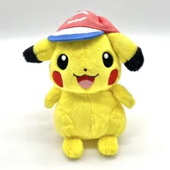 廃盤 2017 pokemon TAKARA TOMY ポケモン ぬいぐるみ　ピカチュウ アローラ キャップ 帽子 タカラトミー PLUSH　TOY　STUFFED　 alola pikachu JAPAN　サトシ