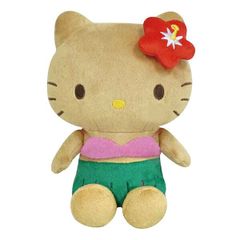 サンリオ ハローキティ 日焼けシリーズ お座りぬいぐるみ ハイビスカス 平成レトロ