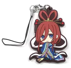 【中古】雑貨 中野三玖 ラバーストラップ 「五等分の花嫁∬×ローソン」