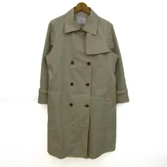 ニジュウサンク トレンチコート ロングコート アウター 大きいサイズ レディース 44サイズ ベージュ 23区 【中古】