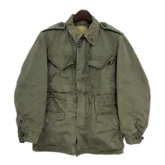 50年代 米軍実物 U.S.ARMY M-51 フィールドジャケット ミリタリー オリーブ(メンズ S相当)中古 古着 T9126
