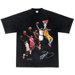 レブロン ジェームズ LeBron James ヴィンテージ加工 コットン 半袖 Tシャツ 男女兼用 S～3XL