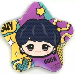 [중고] 배지 핀스 슈가(BTS/방탄소년단) Butter 치비구루미 스타형 빅캔 배지 [TinyTAN]