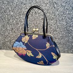 60724Aミナペルホネンハンドメイド ファスナーまち太ブガッティ L