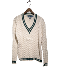00s〜 RalphLauren　Cotton×cashmeretildenknit