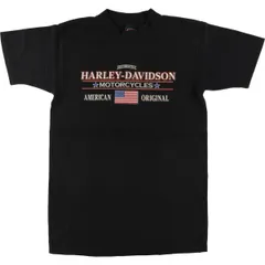 古着 90年代 ハーレーダビッドソン Harley-Davidson 鷲柄 イーグル柄 モーターサイクル バイクTシャツ USA製 メンズM相当/eaa557672