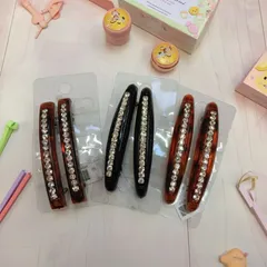 ●98 HC③ ヘアクリップ(2P1セット) ヘアアクセ アクセント ワンポイント おしゃれ かわいい 大人 シンプル