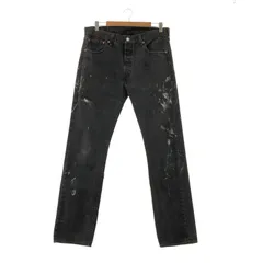 【中古】LEVI'S 501 ブラックデニムパンツ W33 L34 PC9-00501-0660 ブラック リーバイス[10]